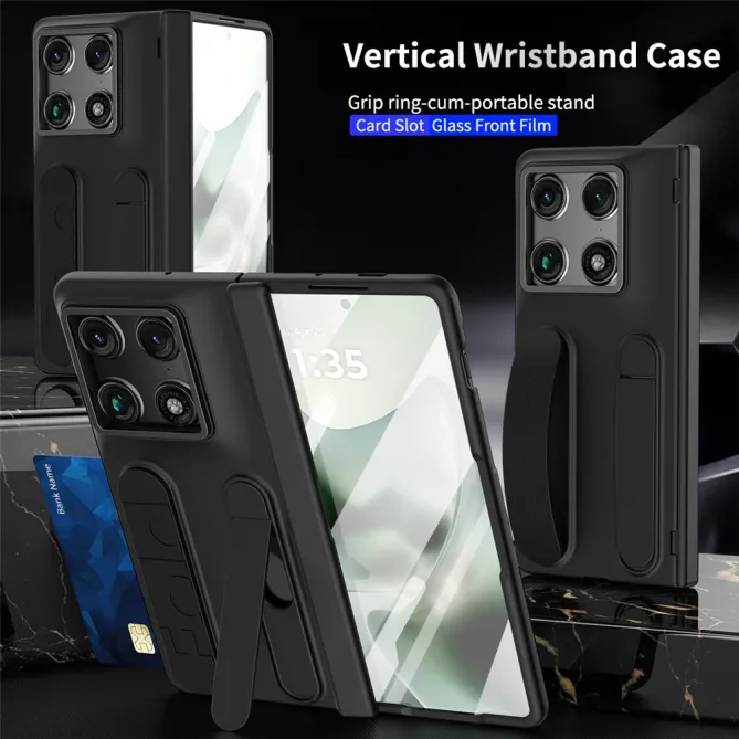 Coque Motorola Razr Fold Porte-Carte NFC et Sangle