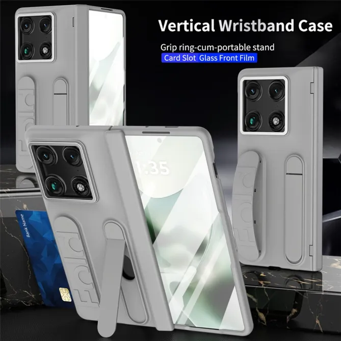 Coque Motorola Razr Fold Porte-Carte NFC et Sangle