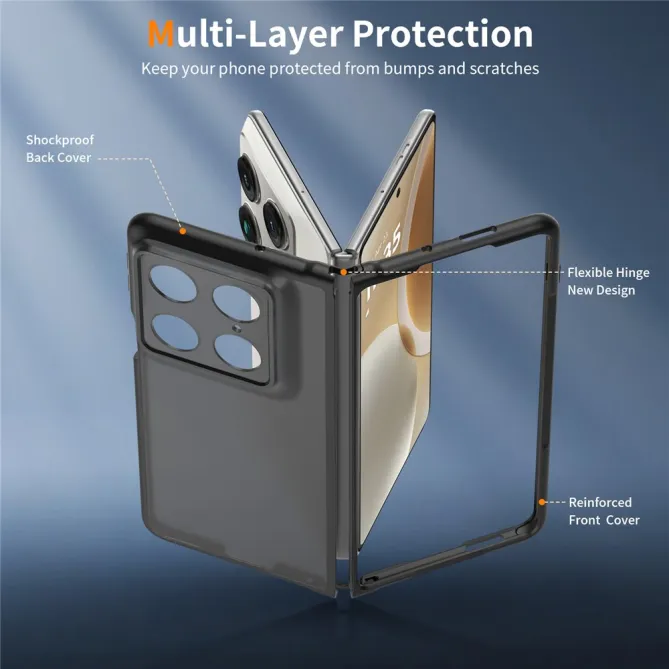 Coque Motorola Razr Fold Semi-Transparente Double Protection