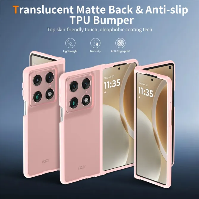 Coque Motorola Razr Fold Semi-Transparente Double Protection