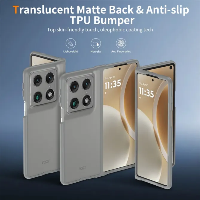 Coque Motorola Razr Fold Semi-Transparente Double Protection