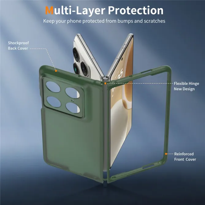 Coque Motorola Razr Fold Semi-Transparente Double Protection