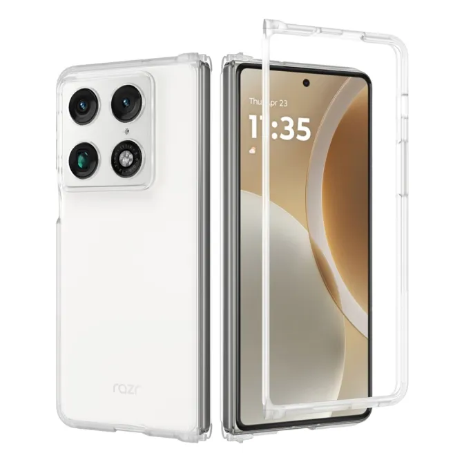 Coque Motorola Razr Fold Semi-Transparente Double Protection