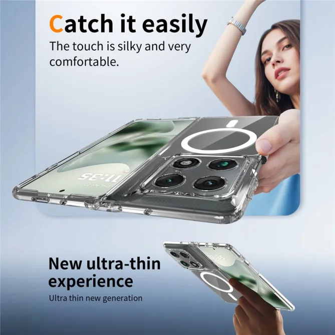 Coque Motorola Razr Fold Transparente Magnétique Renforcée