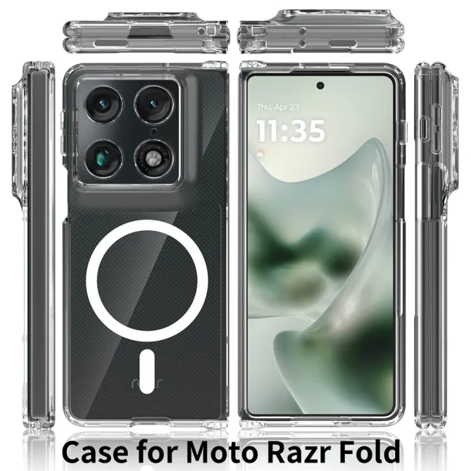 Coque Motorola Razr Fold Transparente Magnétique Renforcée