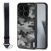 Coque Xiaomi 17T Camouflage Pixel avec Dragonne