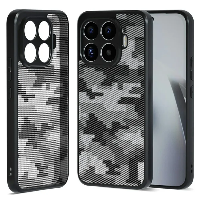 Coque Xiaomi 17T Camouflage Pixel avec Dragonne