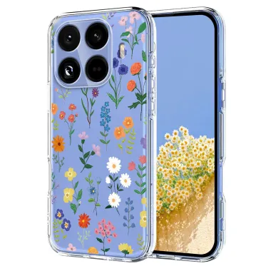 Coque Xiaomi 17T fleurs colorées multicolores