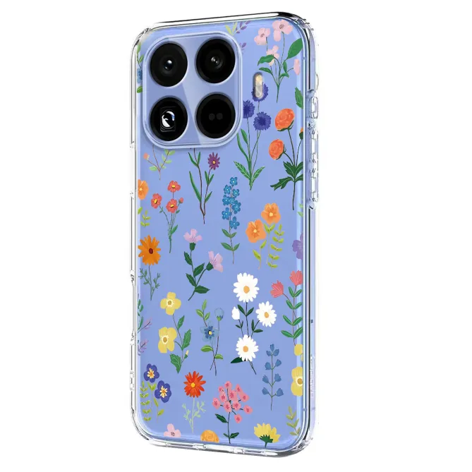 Coque Xiaomi 17T fleurs colorées multicolores