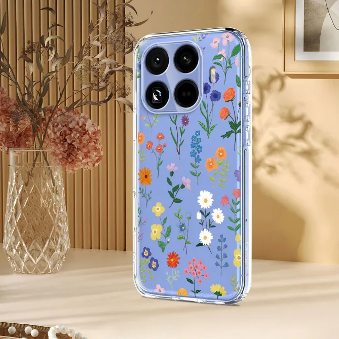 Coque Xiaomi 17T fleurs colorées multicolores