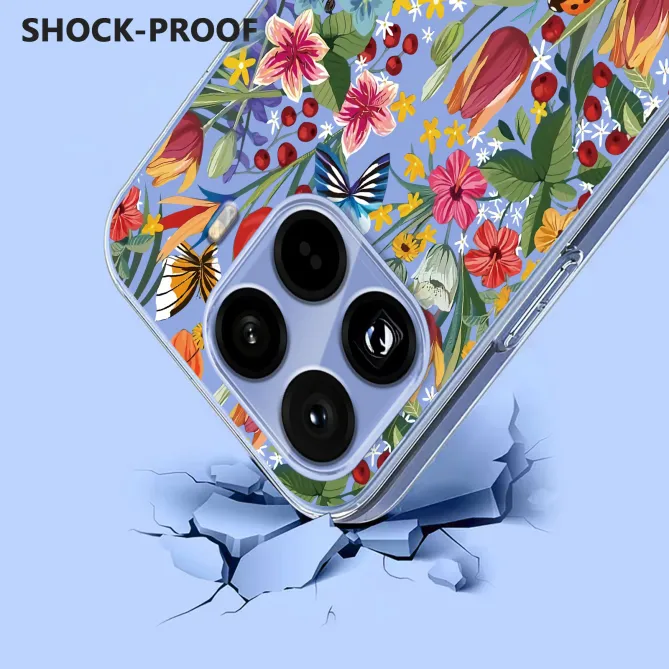 Coque Xiaomi 17T prairie fleurie