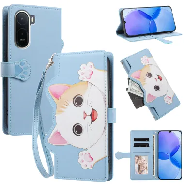 Housse POCO C81 Pro Chaton Espiègle Zippée