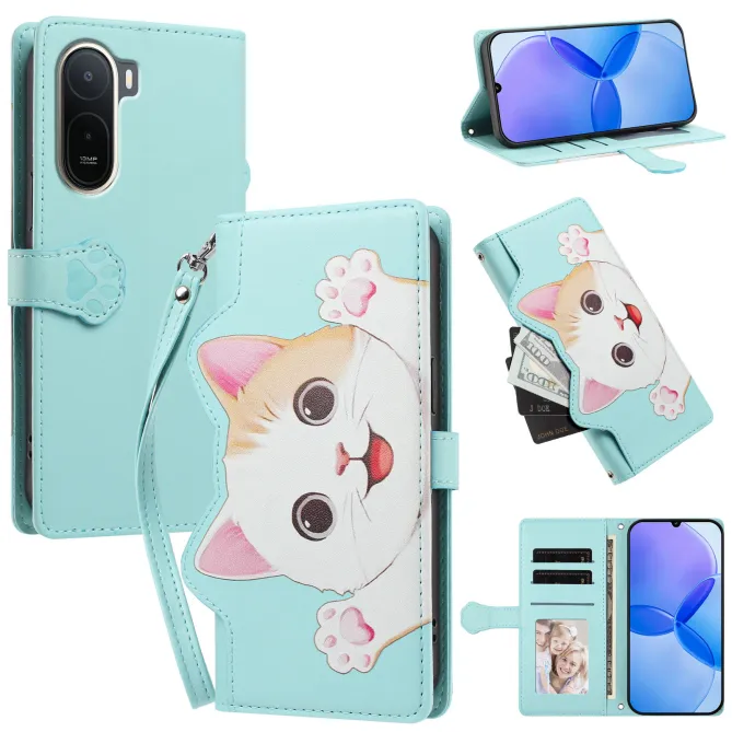 Housse POCO C81 Pro Chaton Espiègle Zippée