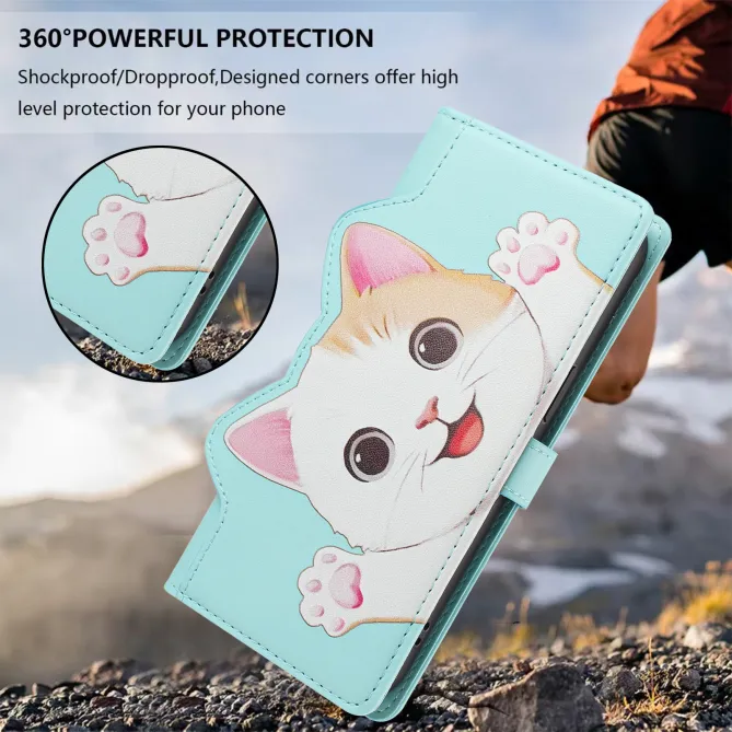 Housse POCO C81 Pro Chaton Espiègle Zippée