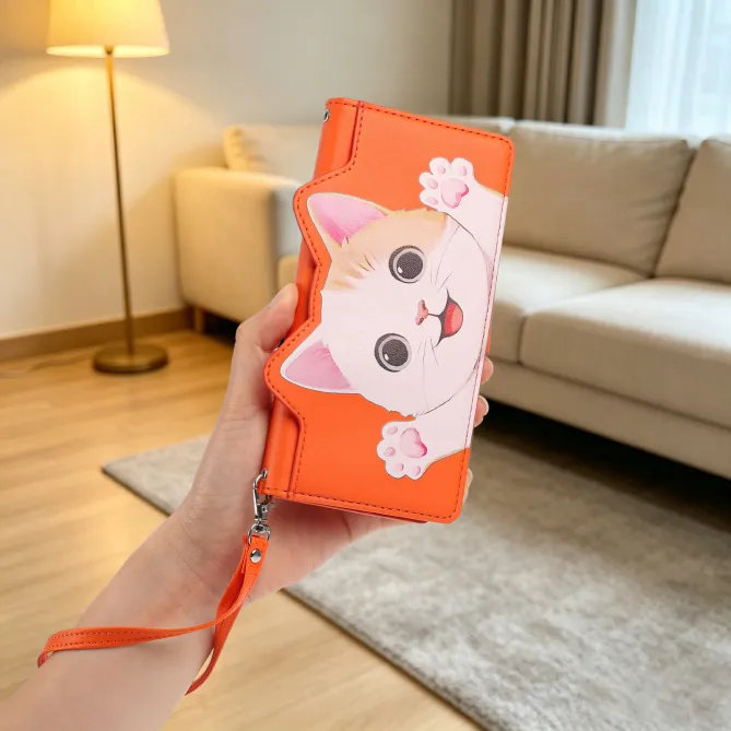 Housse POCO C81 Pro Chaton Espiègle Zippée