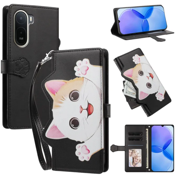 Housse POCO C81 Pro Chaton Espiègle Zippée
