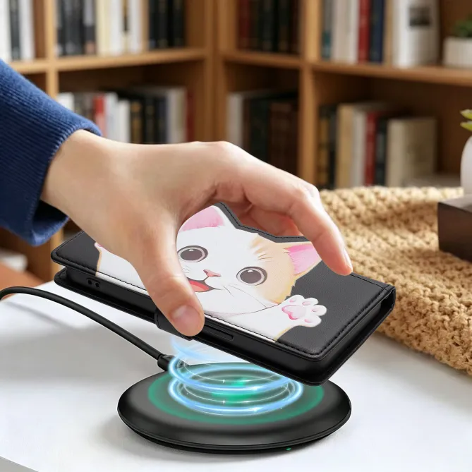 Housse POCO C81 Pro Chaton Espiègle Zippée