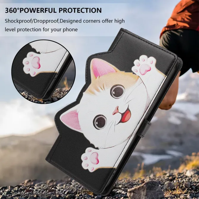 Housse POCO C81 Pro Chaton Espiègle Zippée