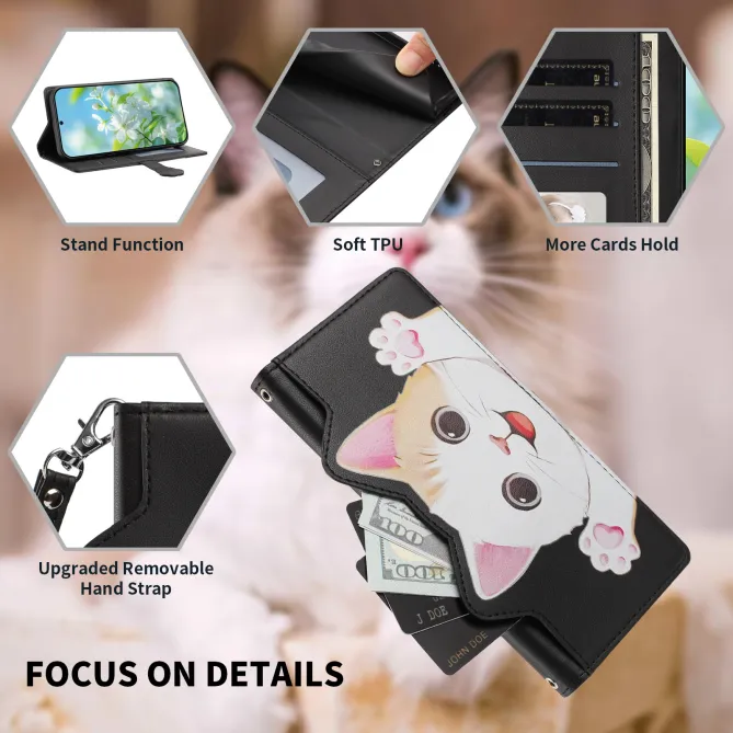 Housse POCO C81 Pro Chaton Espiègle Zippée