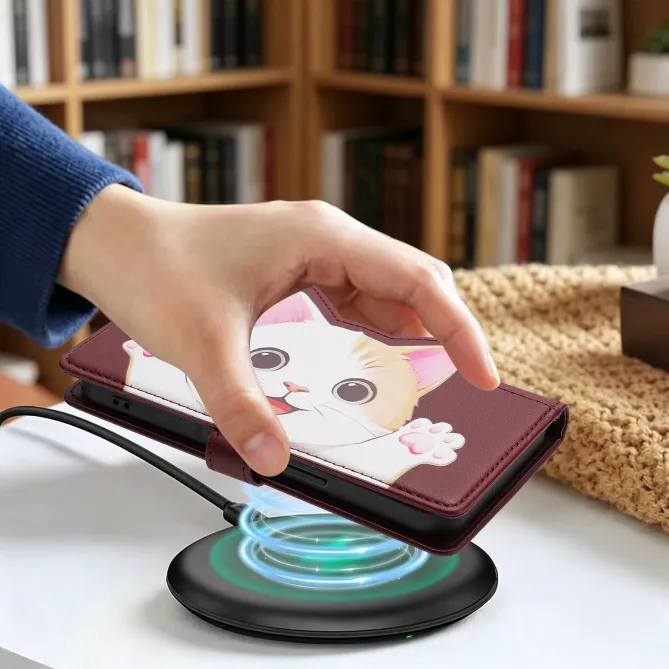 Housse POCO C81 Pro Chaton Espiègle Zippée