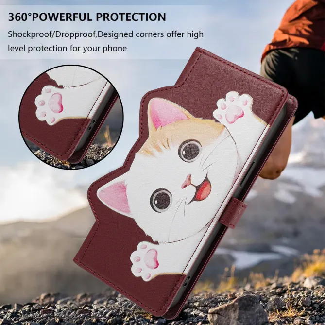 Housse POCO C81 Pro Chaton Espiègle Zippée