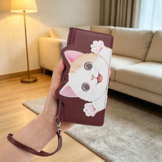 Housse POCO C81 Pro Chaton Espiègle Zippée