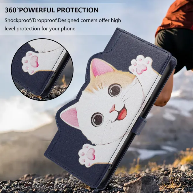 Housse POCO C81 Pro Chaton Espiègle Zippée