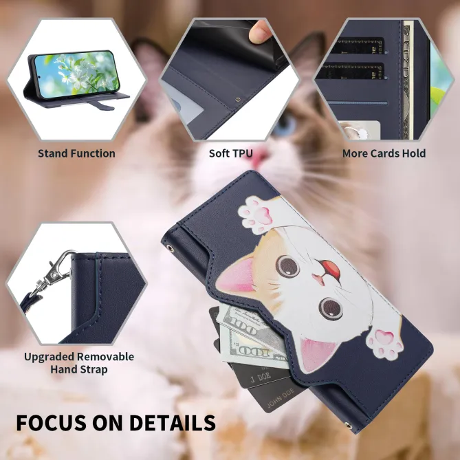 Housse POCO C81 Pro Chaton Espiègle Zippée