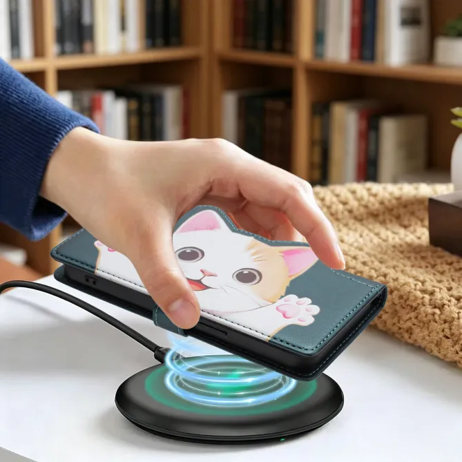 Housse POCO C81 Pro Chaton Espiègle Zippée