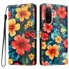 Housse POCO C81 Pro Hibiscus Tropical avec Dragonne