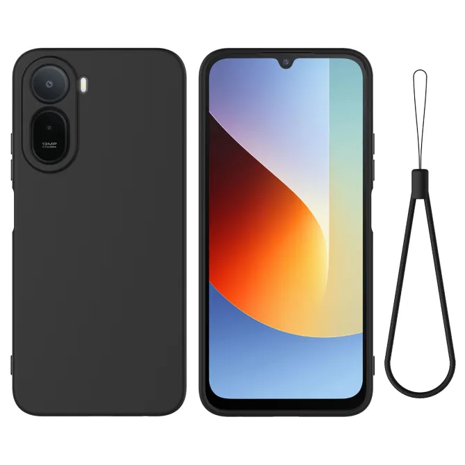 Coque Puro silicone liquide pour Poco C81 Pro