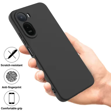 Coque Puro silicone liquide pour Poco C81 Pro