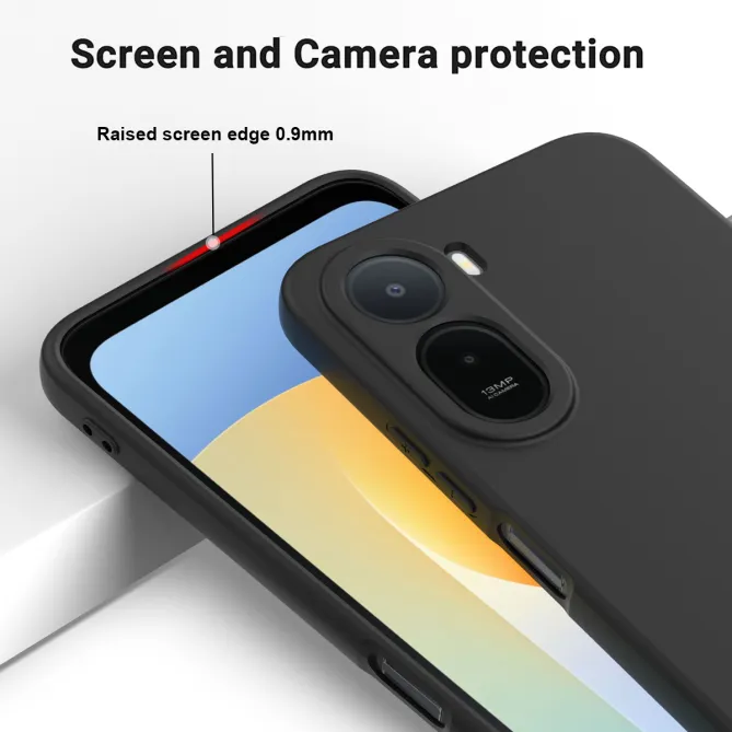 Coque Puro silicone liquide pour Poco C81 Pro