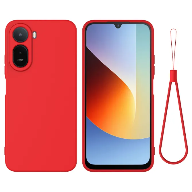 Coque Puro silicone liquide pour Poco C81 Pro