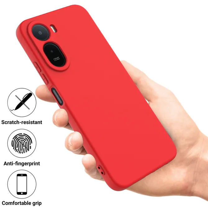 Coque Puro silicone liquide pour Poco C81 Pro