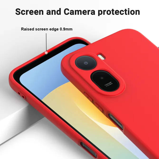 Coque Puro silicone liquide pour Poco C81 Pro