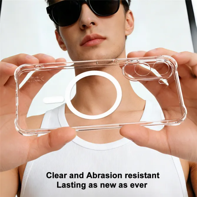Coque Poco C81 Pro Transparente Magnétique Coins Renforcés