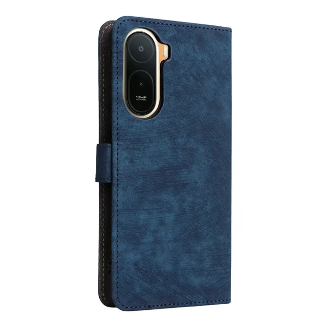 Housse Poco C81 Pro Rétro Simili Cuir à Lanière