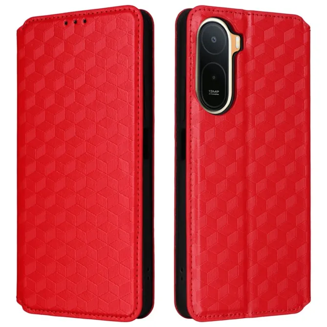 Housse Poco C81 Pro flip cover design géométrie