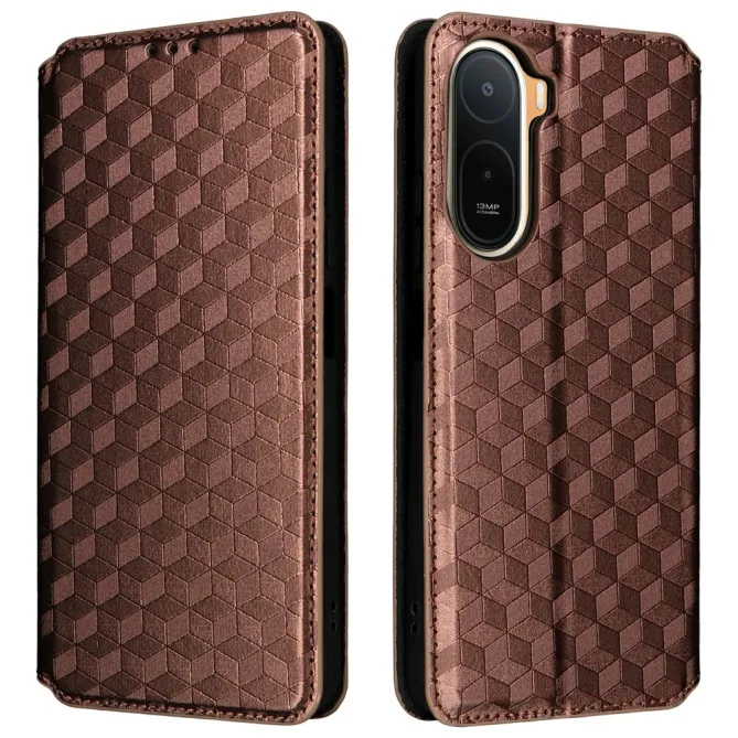 Housse Poco C81 Pro flip cover design géométrie