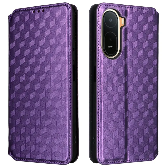 Housse Poco C81 Pro flip cover design géométrie