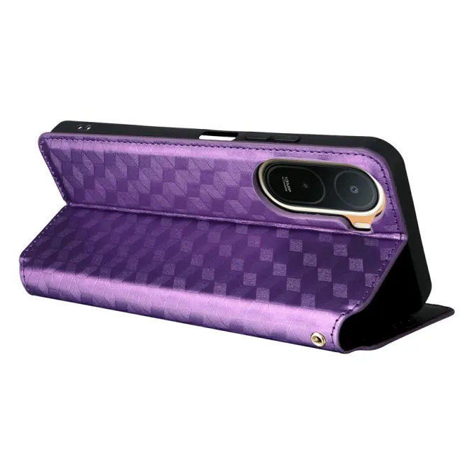 Housse Poco C81 Pro flip cover design géométrie