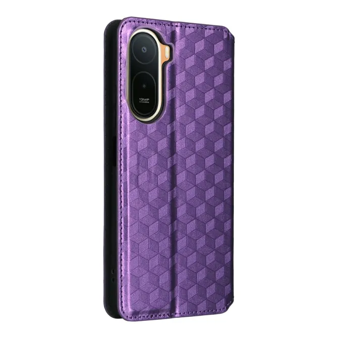 Housse Poco C81 Pro flip cover design géométrie