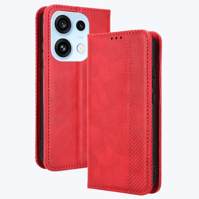 Housse Le Cirénius style cuir pour Oppo Reno 16