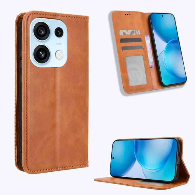 Housse Le Cirénius style cuir pour Oppo Reno 16