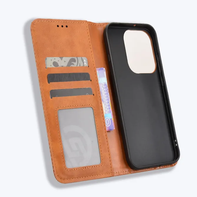 Housse Le Cirénius style cuir pour Oppo Reno 16