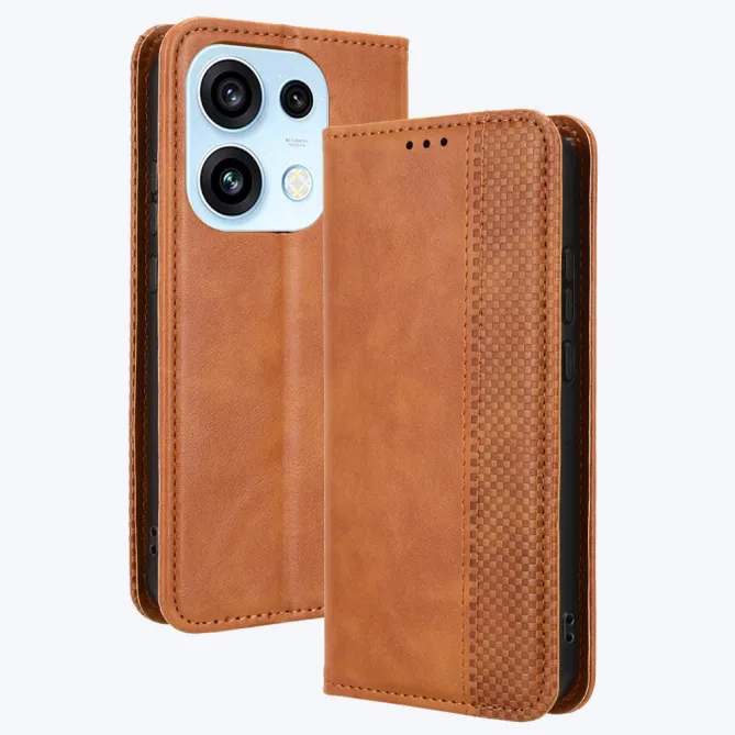 Housse Le Cirénius style cuir pour Oppo Reno 16