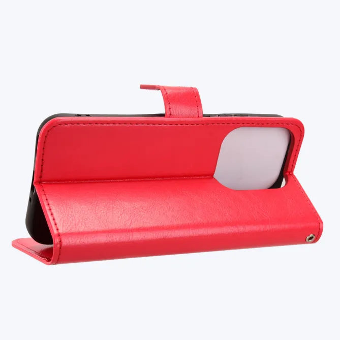 Housse Oppo Reno 16 Portefeuille Effet Cuir Patiné