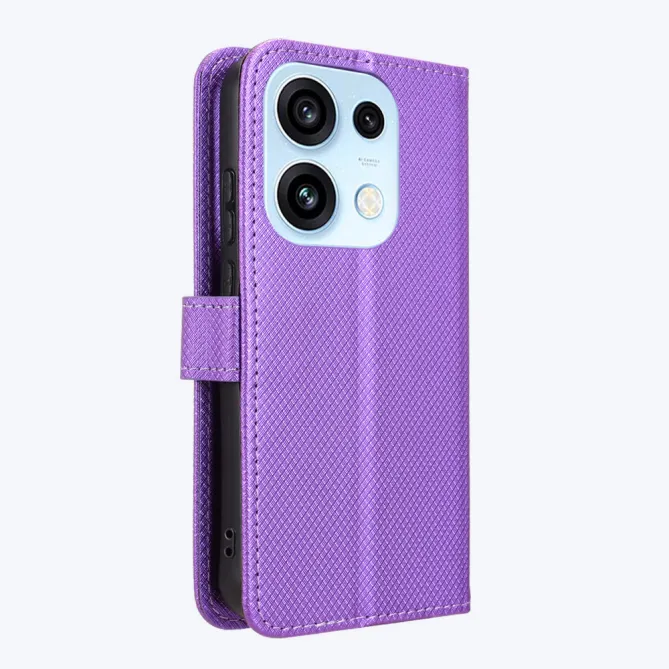 Housse Oppo Reno 16 REBEKA Effet Cuir