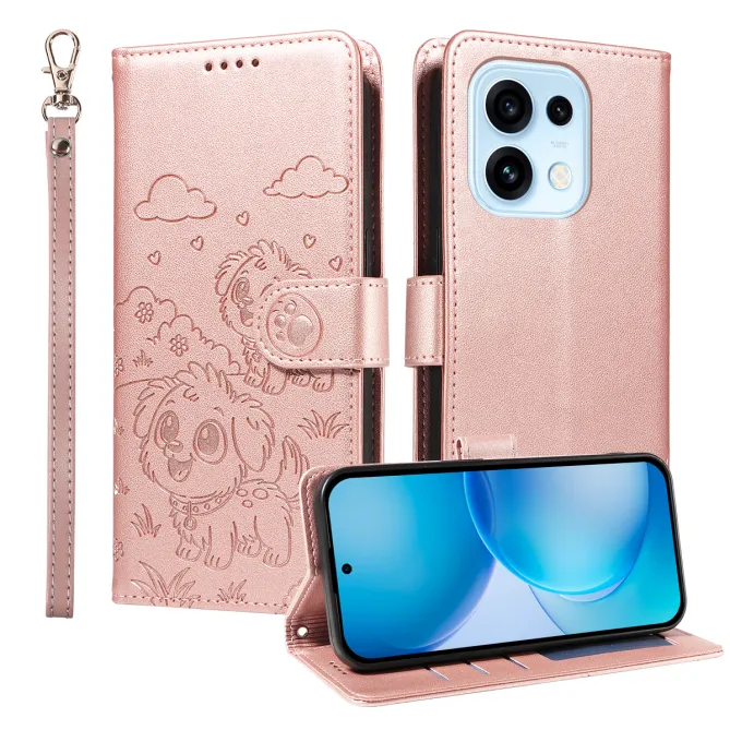 Etui Oppo Reno 16 Pro | Folio Chiens | Collection Animaux